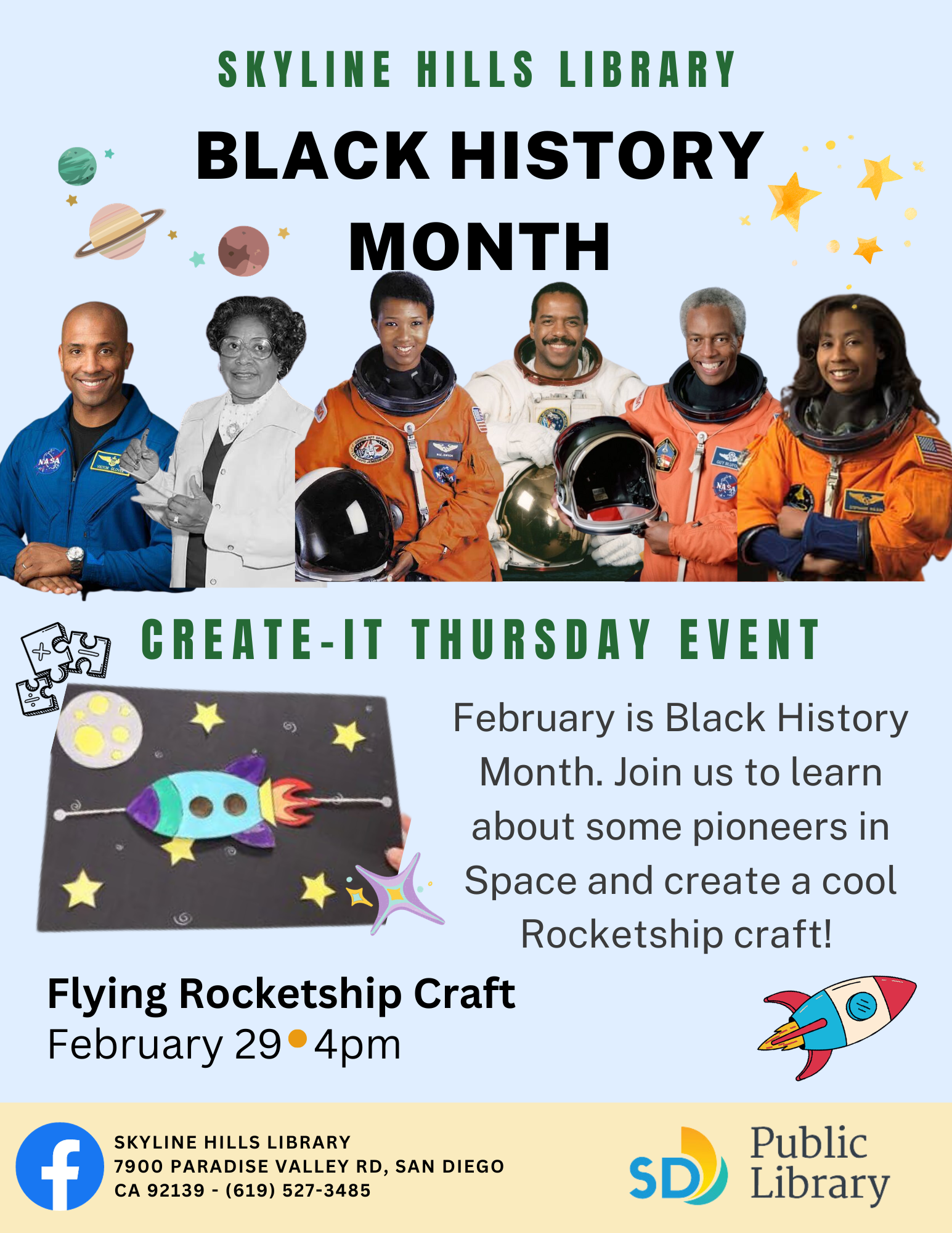 Black History Month: Rocketship Craft 