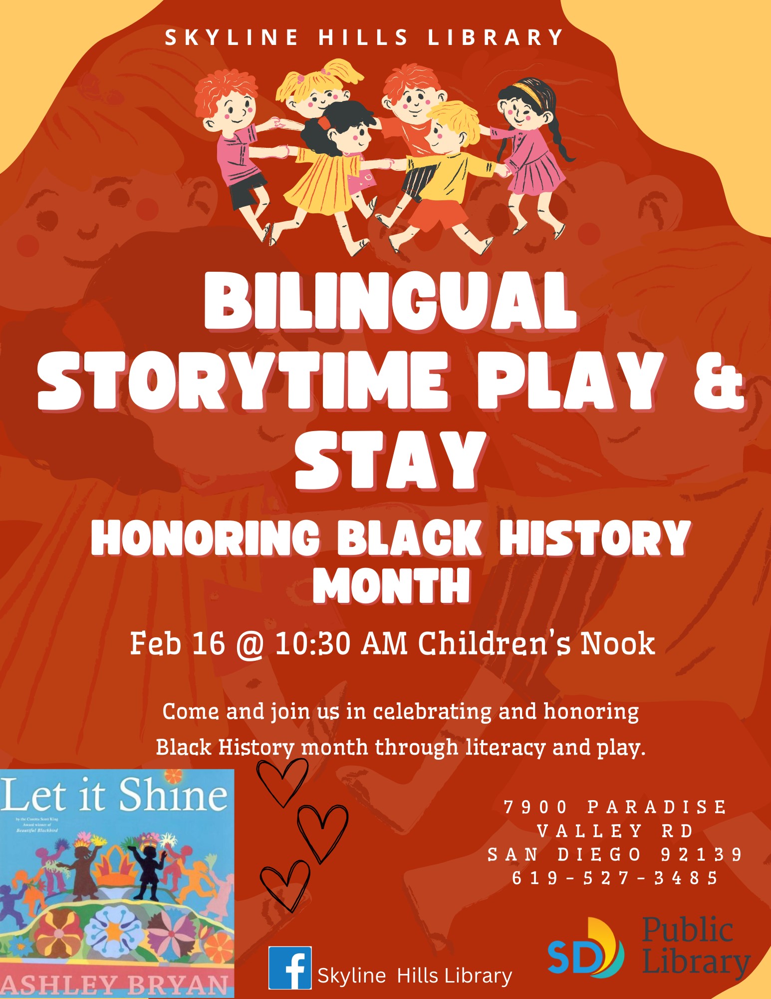 bilingual Storytime Play & Stay Honoring Black History Month