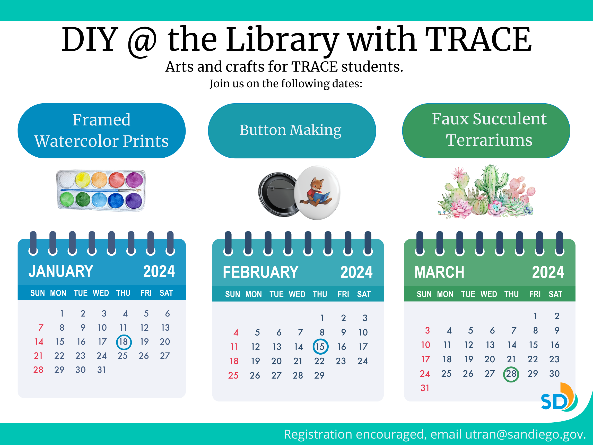 DIY @ the Library with TRACE 