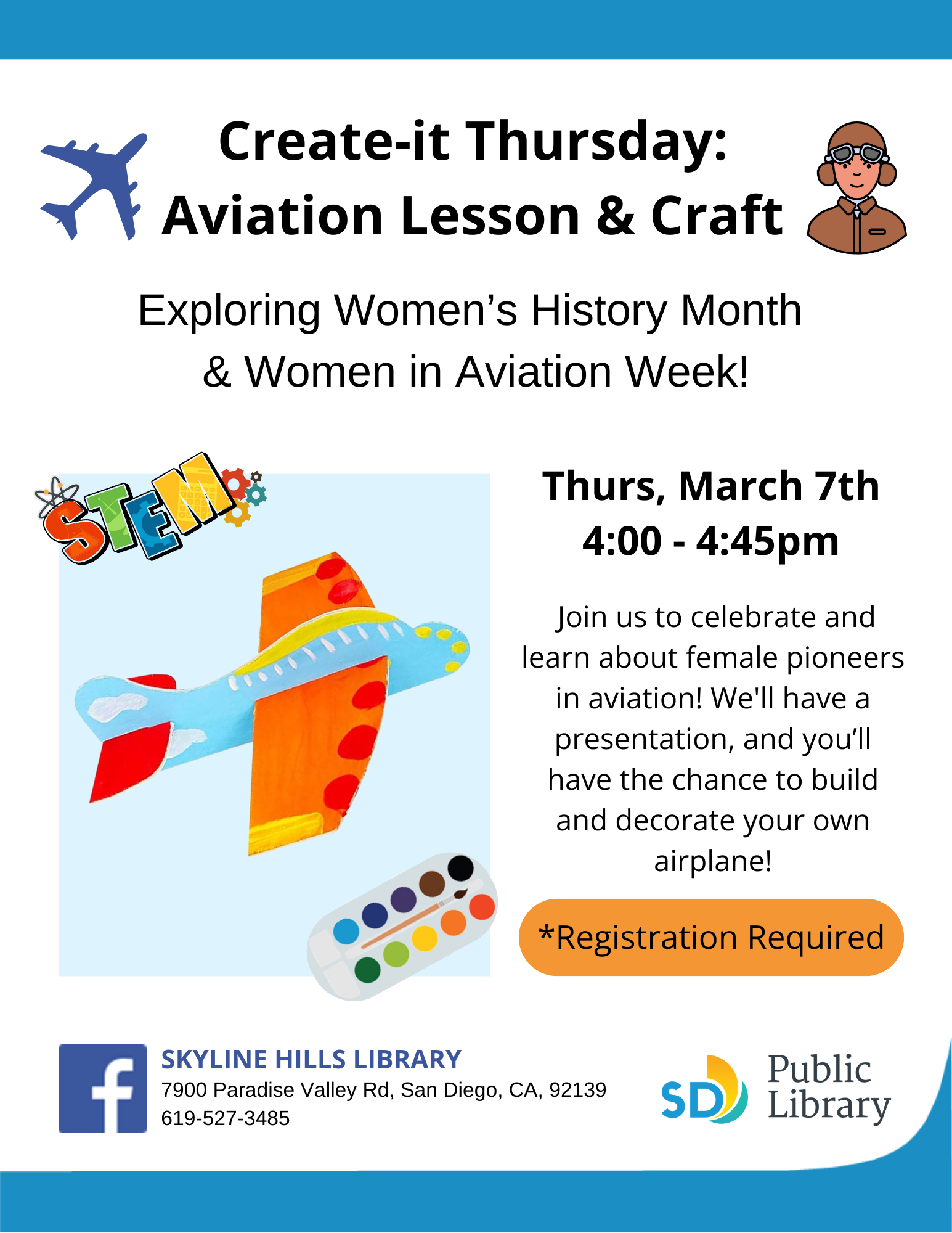 Create-it Thursday: Women in Aviation Craft