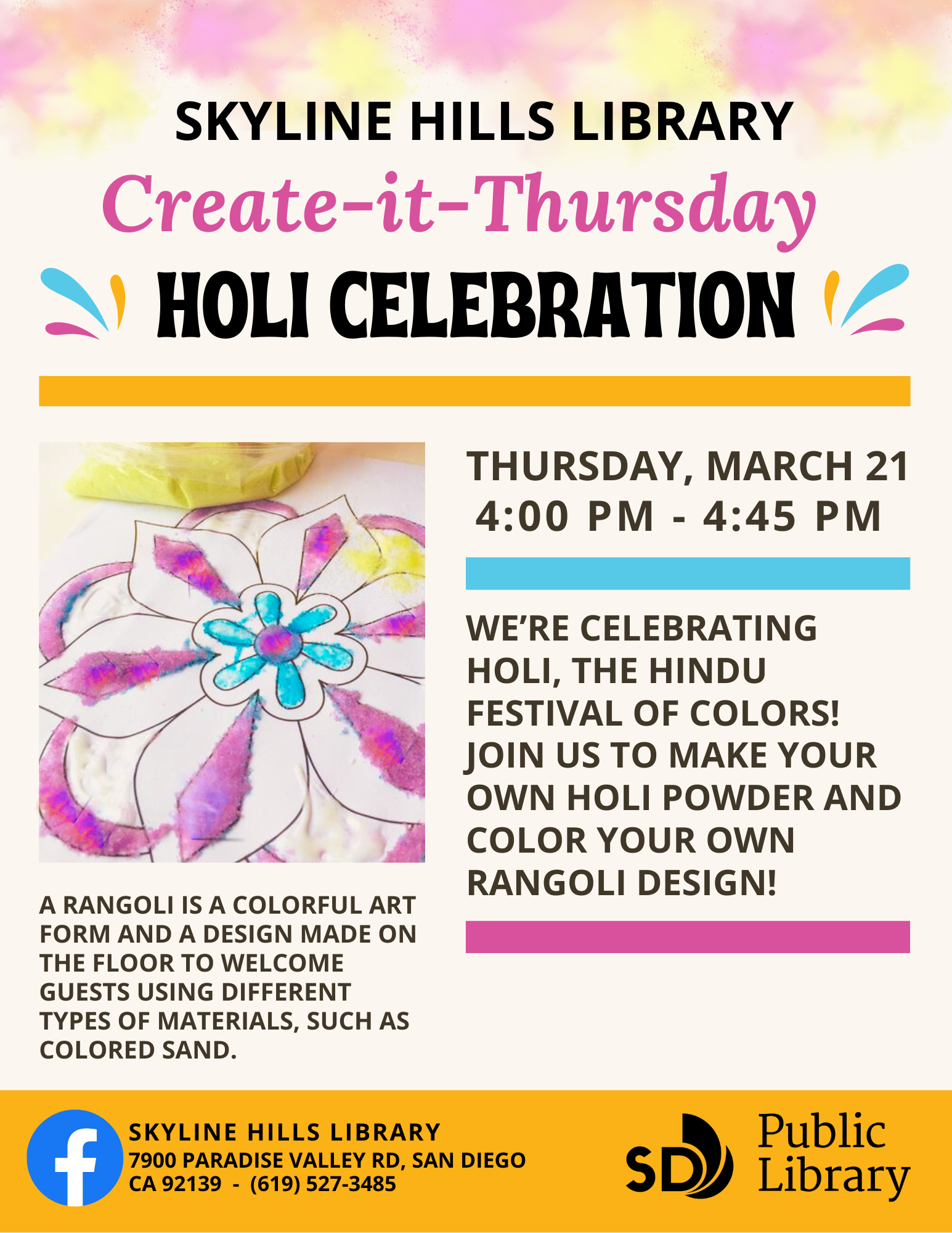 Create-it Thursday: Holi