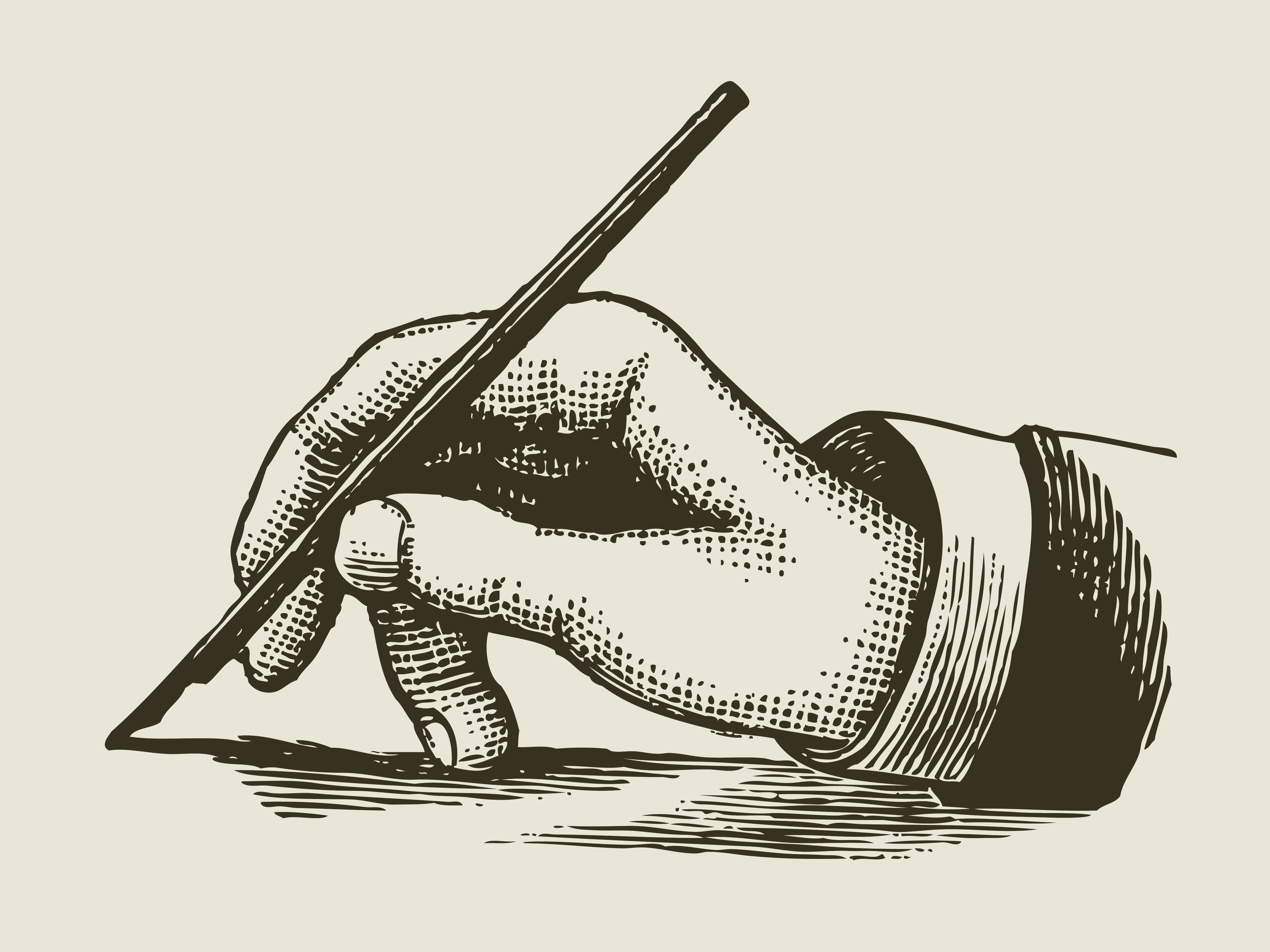 Picture of hand writing