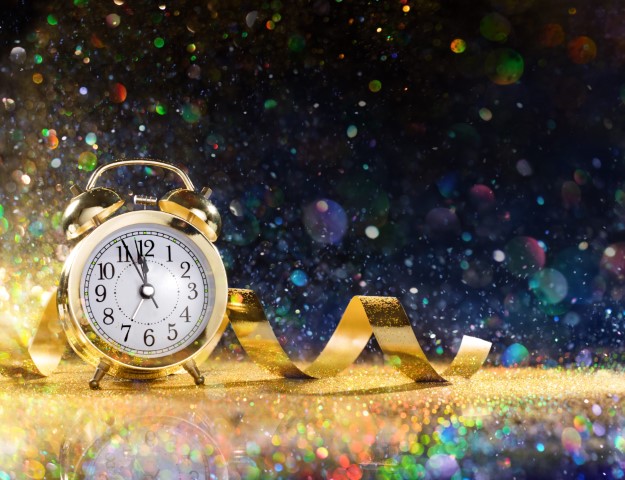 new year's eve clock