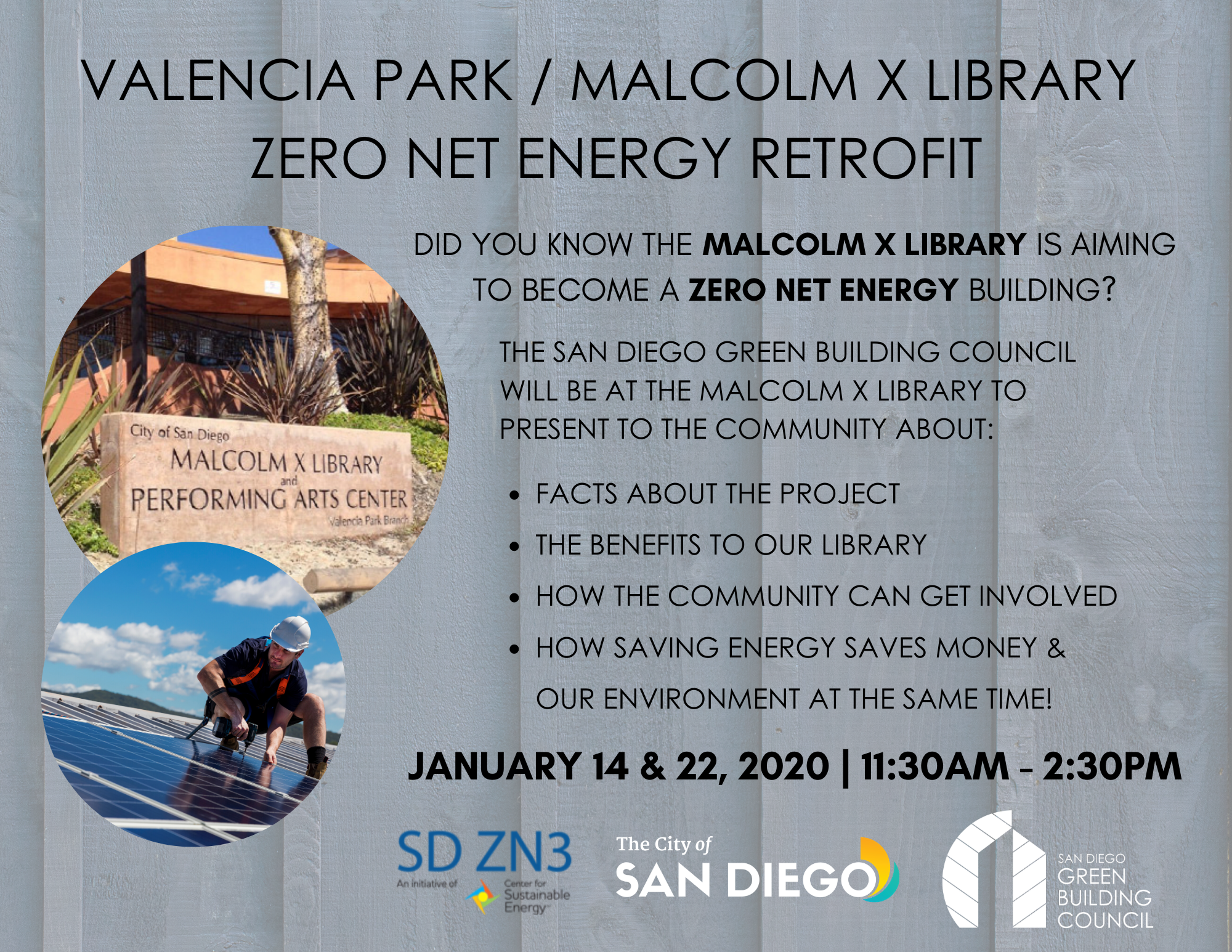 Valencia Park Malcolm X Library energy retrofit