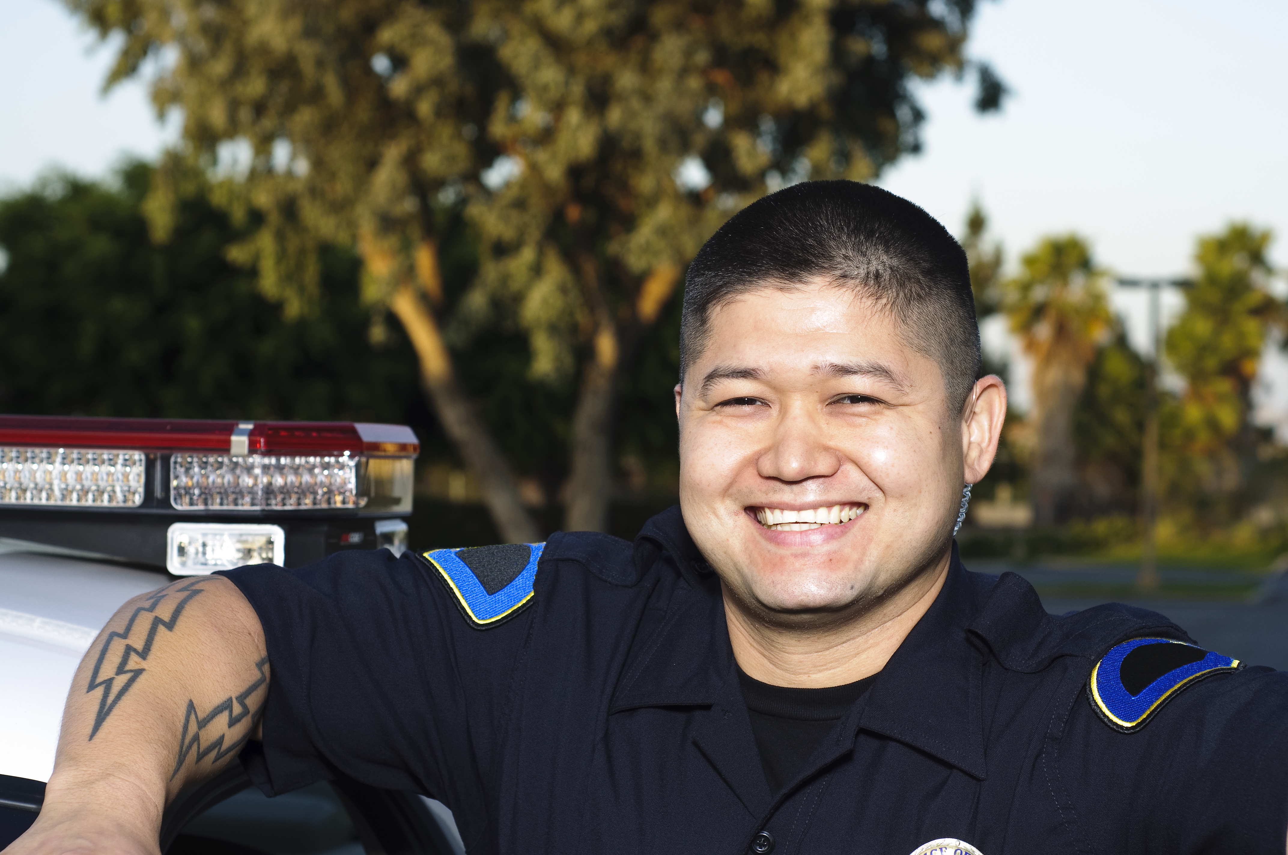 Smiling Police Officer