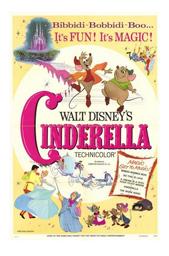 Poster for the animated film Cinderella