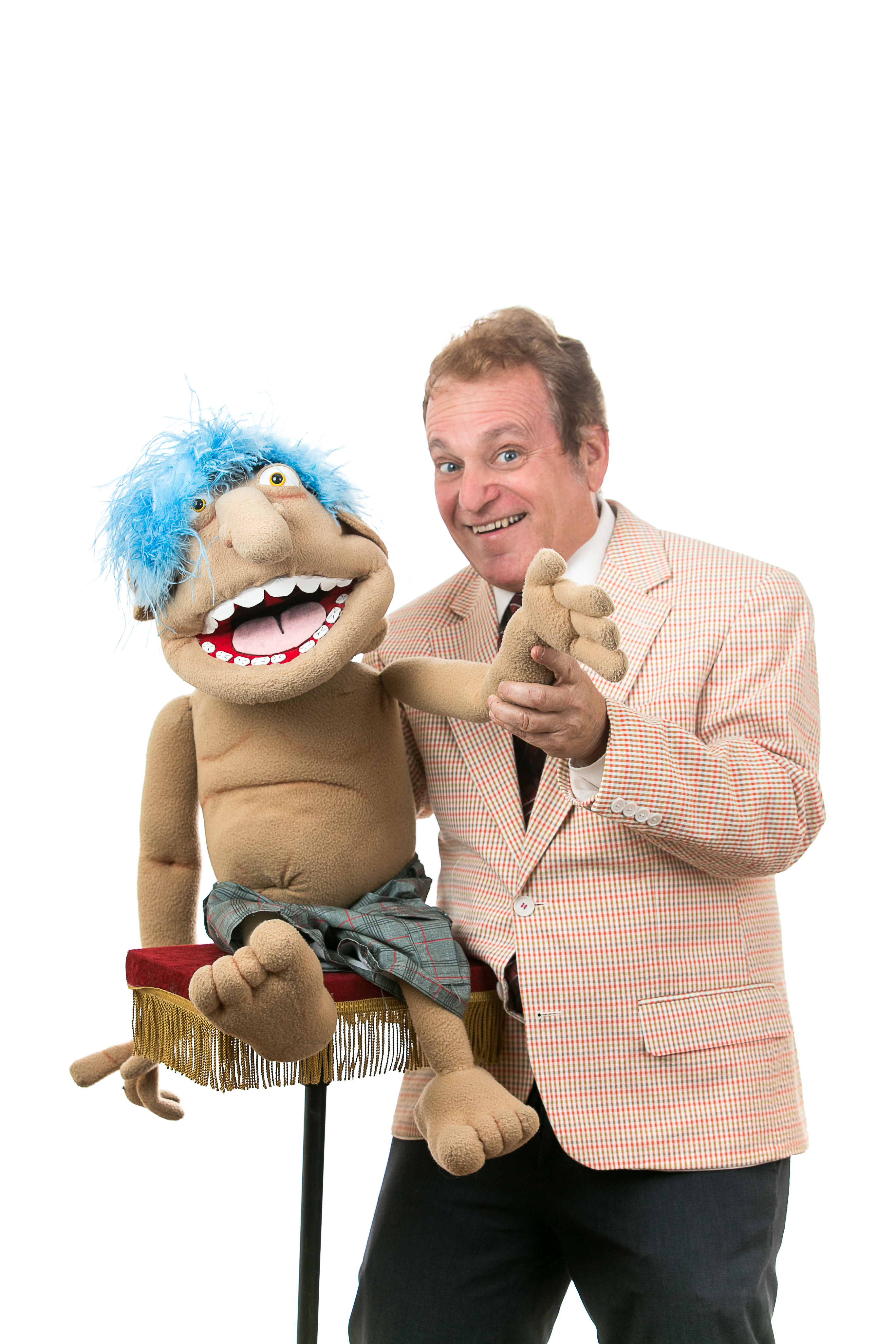 Joe Gandelman with puppet