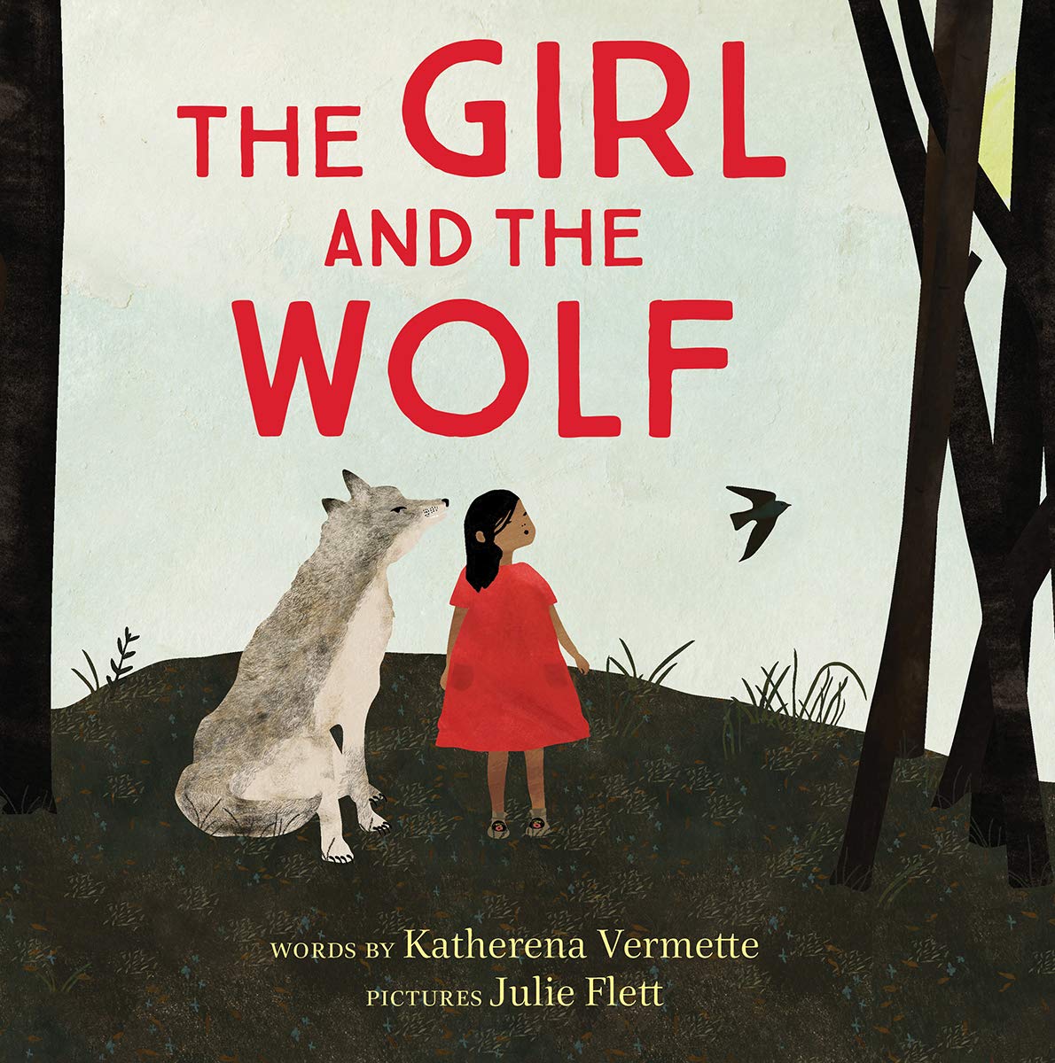 Book cover of The Girl and the Wolf