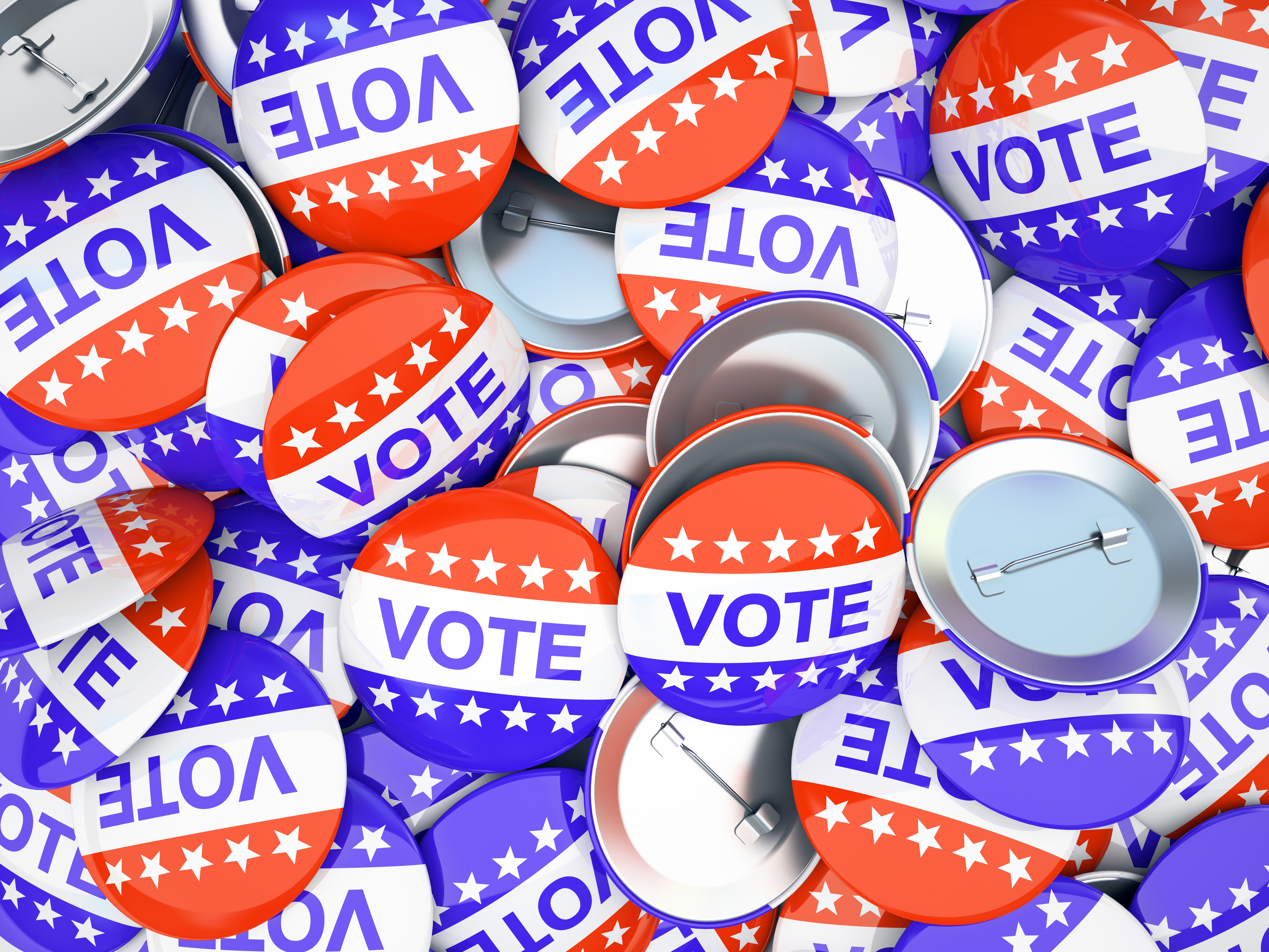 Image of "Vote" pins