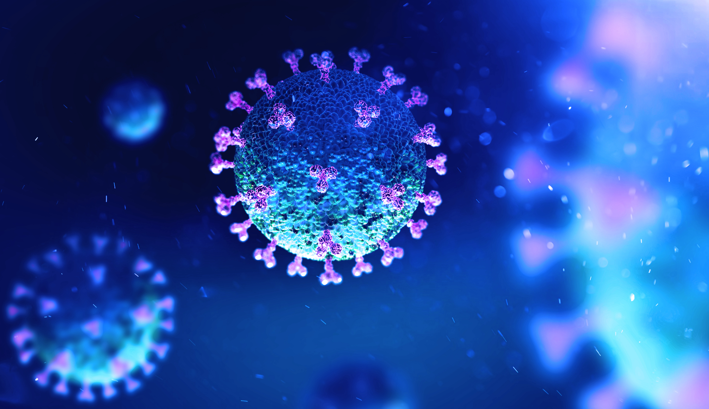 Illustrated Image of Covid 19 Virus