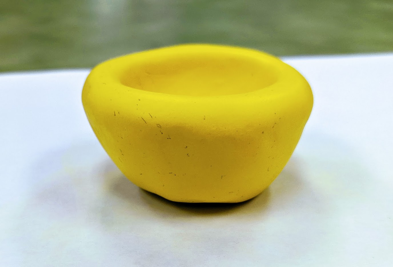 Mini yellow clay pot 
