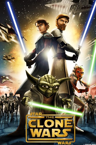 Movie poster for Star Wars: The Clone Wars