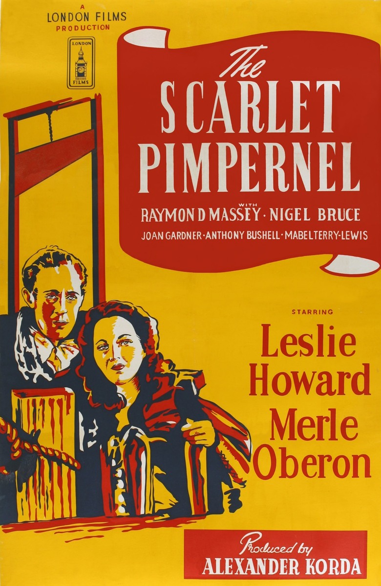 Poster for the 1934 adaptation of "The Scarlet Pimpernel"