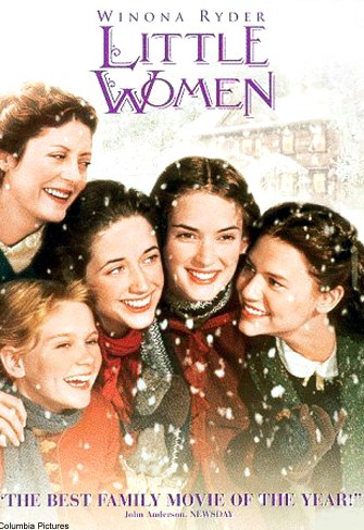 Movie poster for "Little Women" showing the faces of 5 actresses