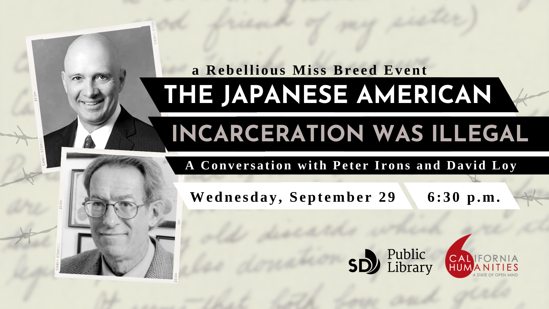 The Japanese American Incarceration was Illegal: a Conversation with Peter Irons & David Loy