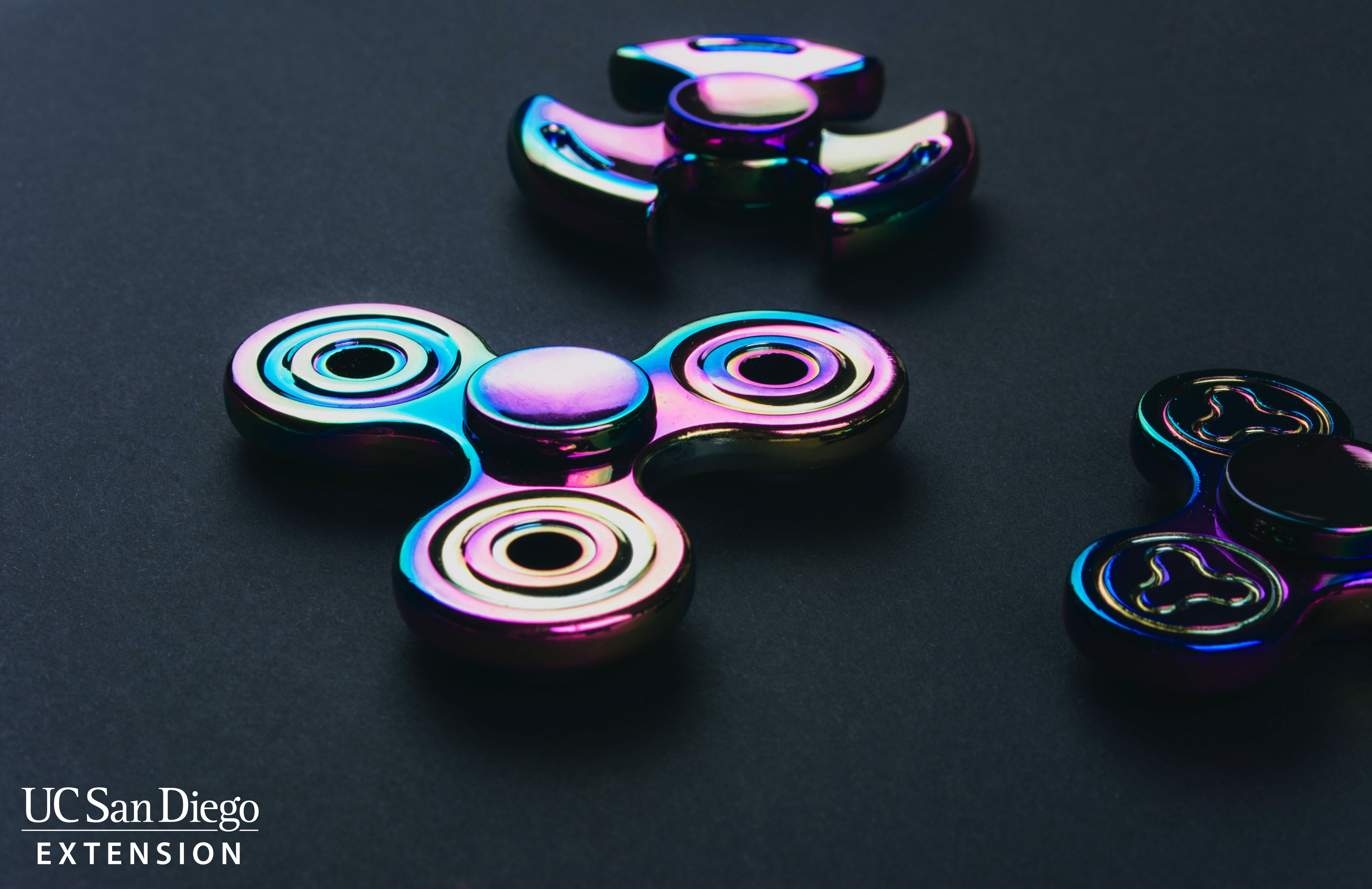 Shiny fidget spinners