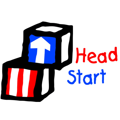 Head Start logo, two building blocks