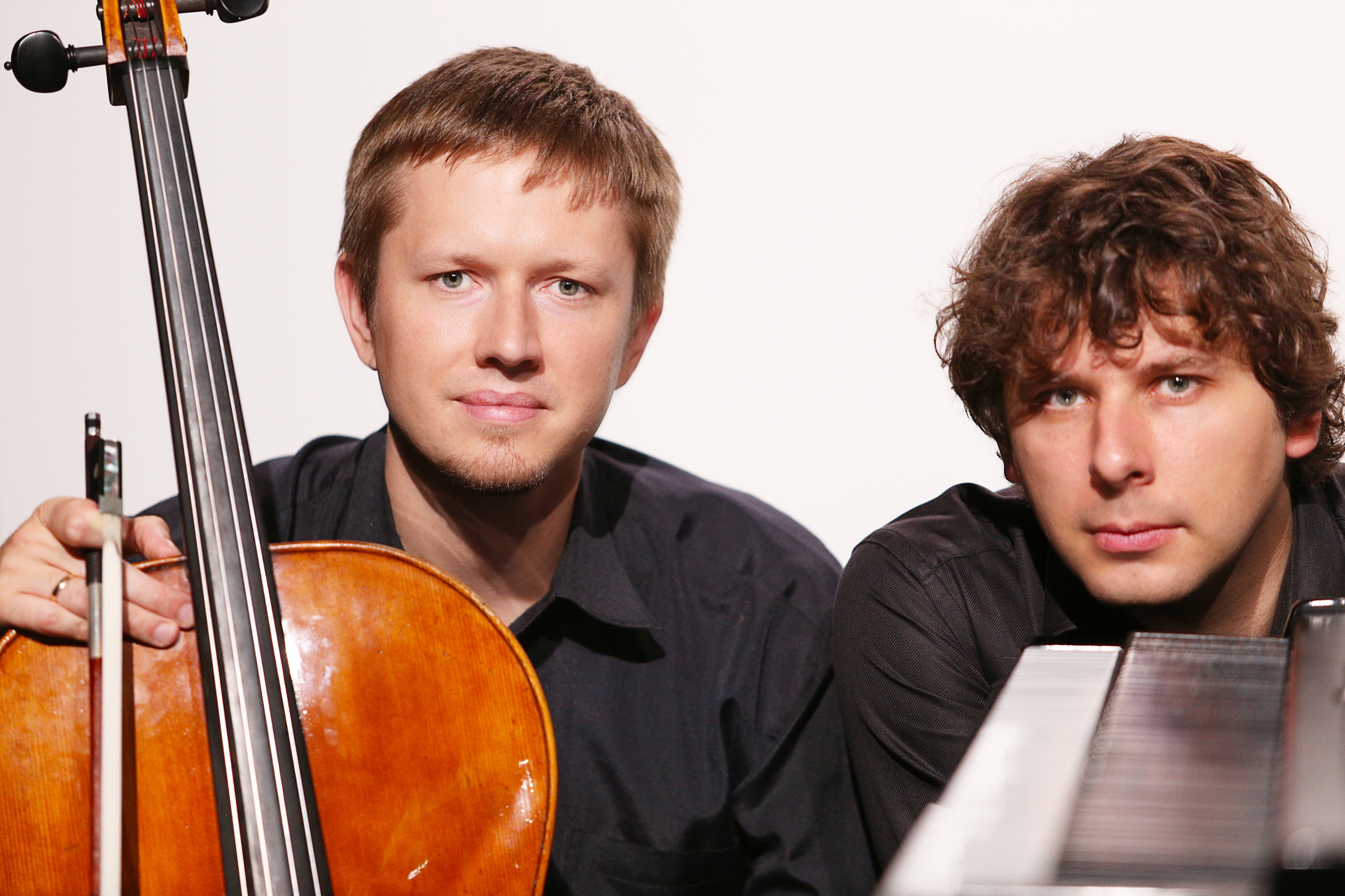 Cracow Duo musicians with cello and piano