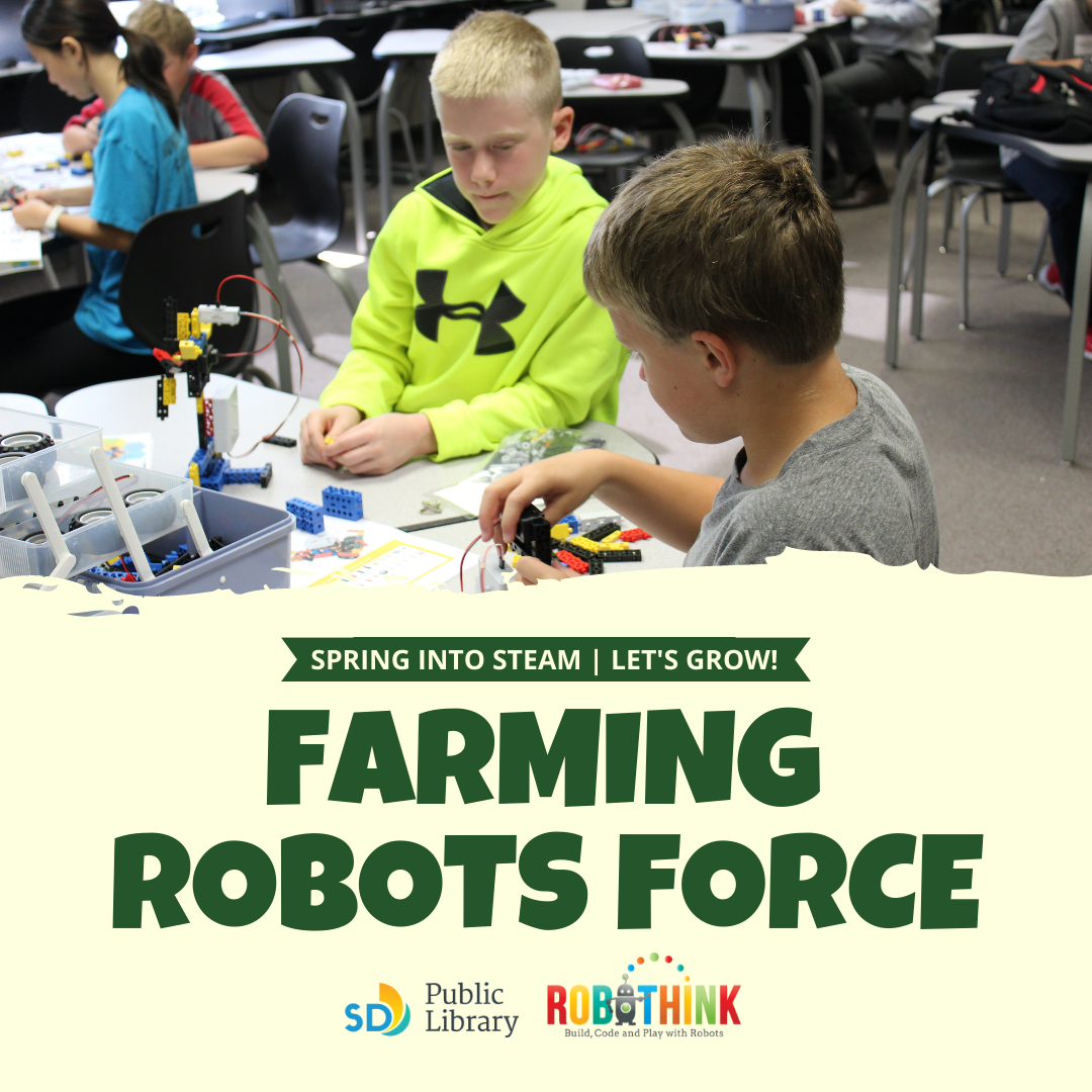 Students making robots