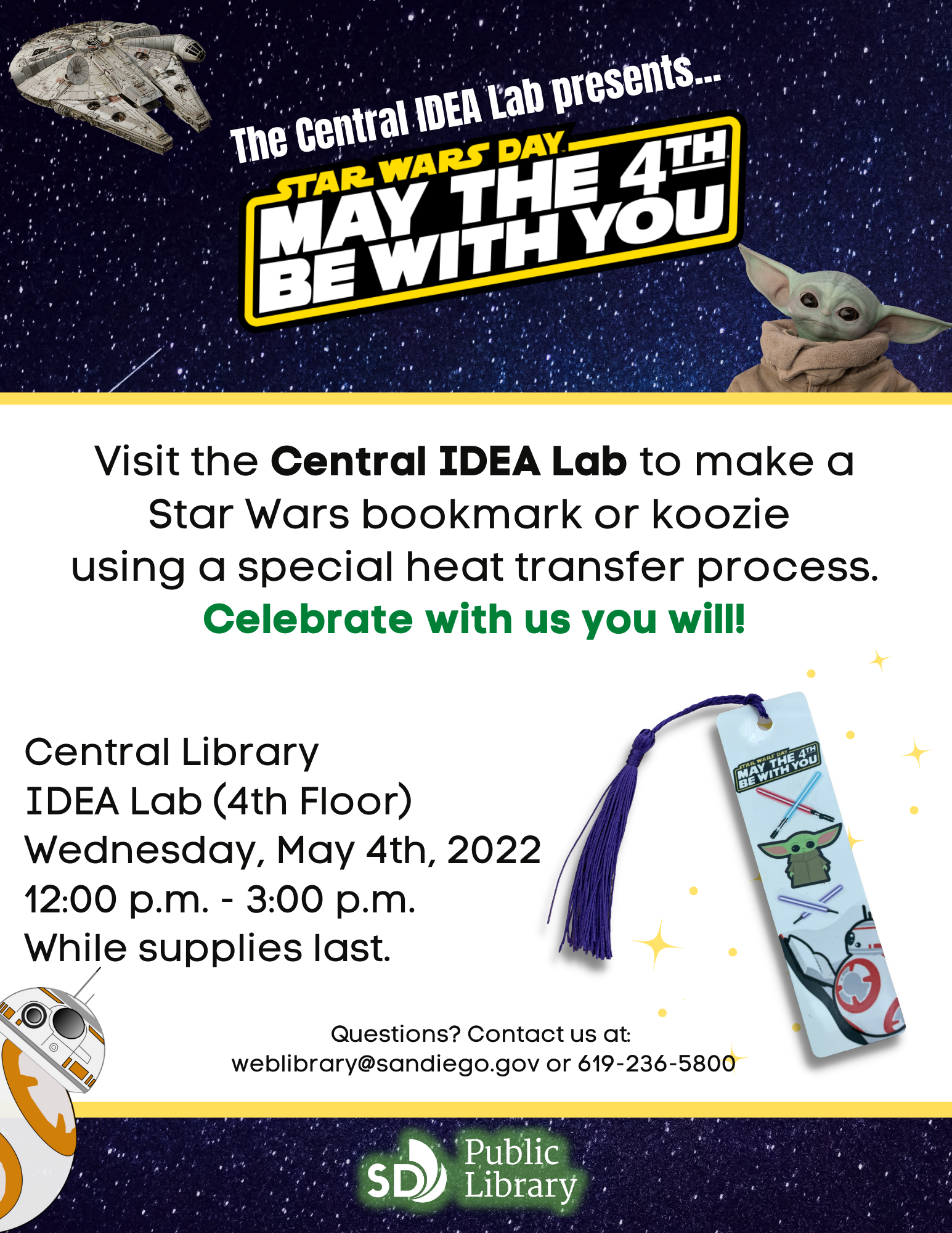 Star Wars Day - Central IDEA Lab Flyer