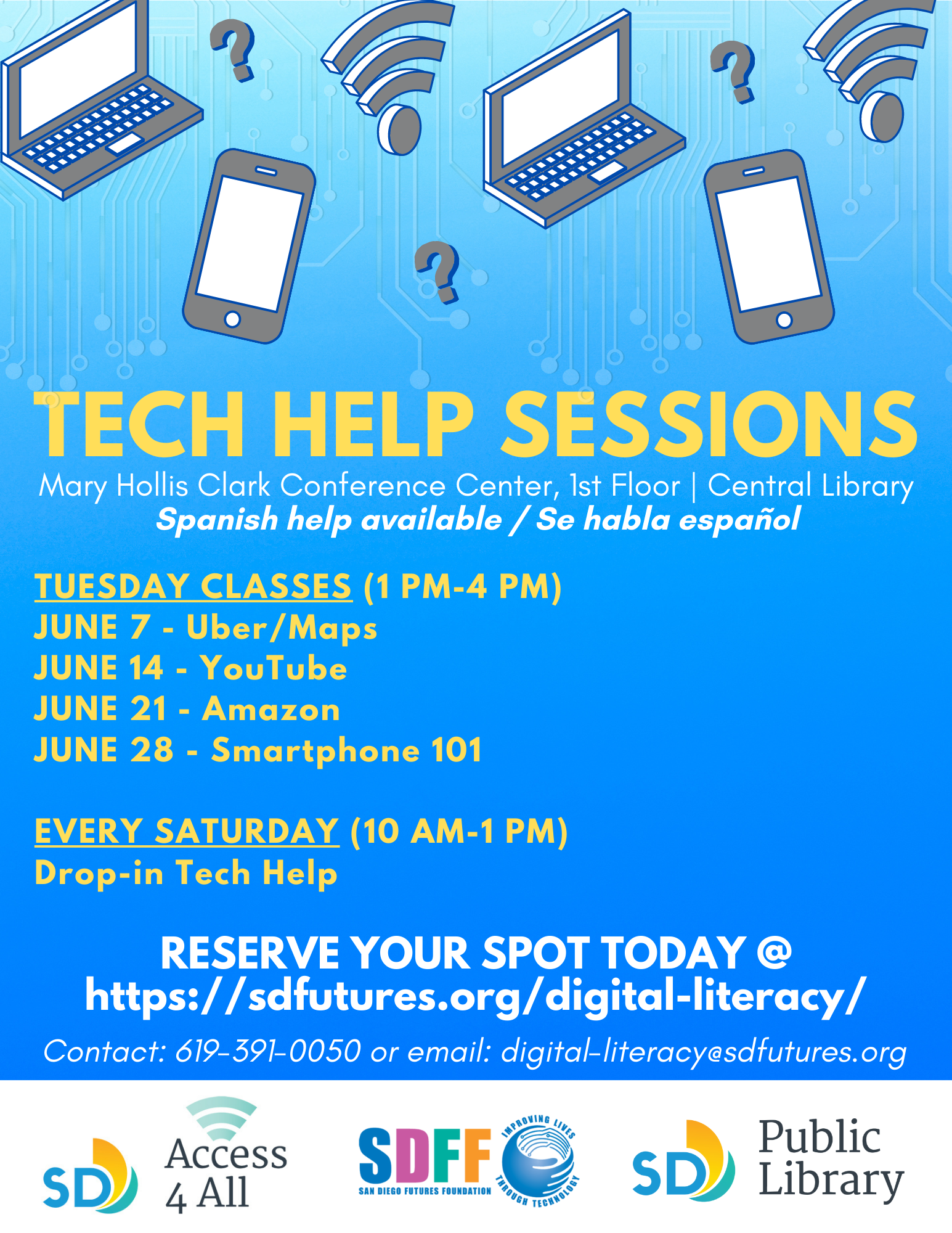 Tech Help Sessions June 2022