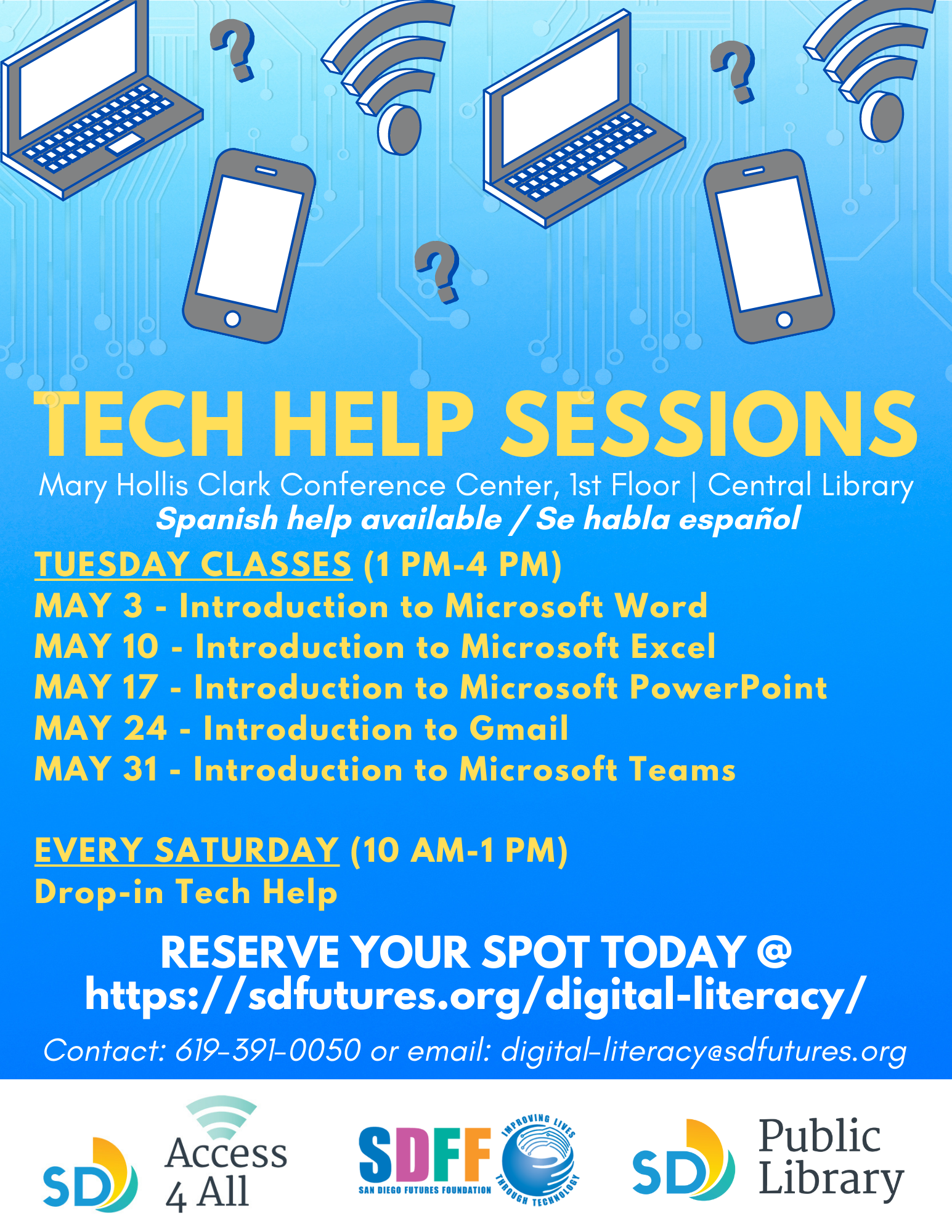 Tech Help Sessions May 2022