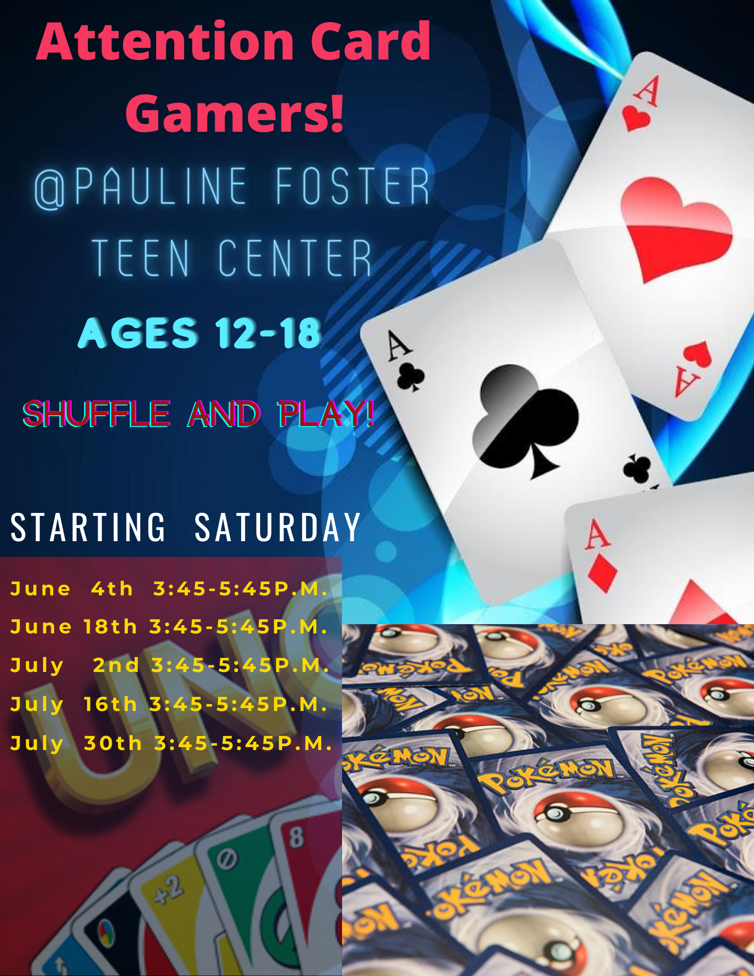 Card Gaming flyer