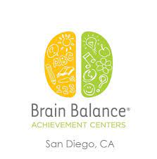 Brain balance logo showing two hemisperes of the brain