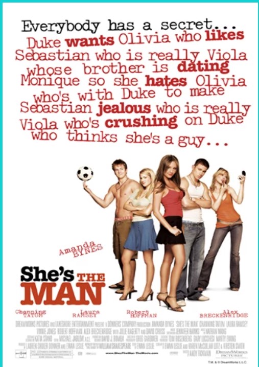 Poster for the 2006 film "She's the Man"