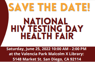National HIV Testing Day Health Fair in text