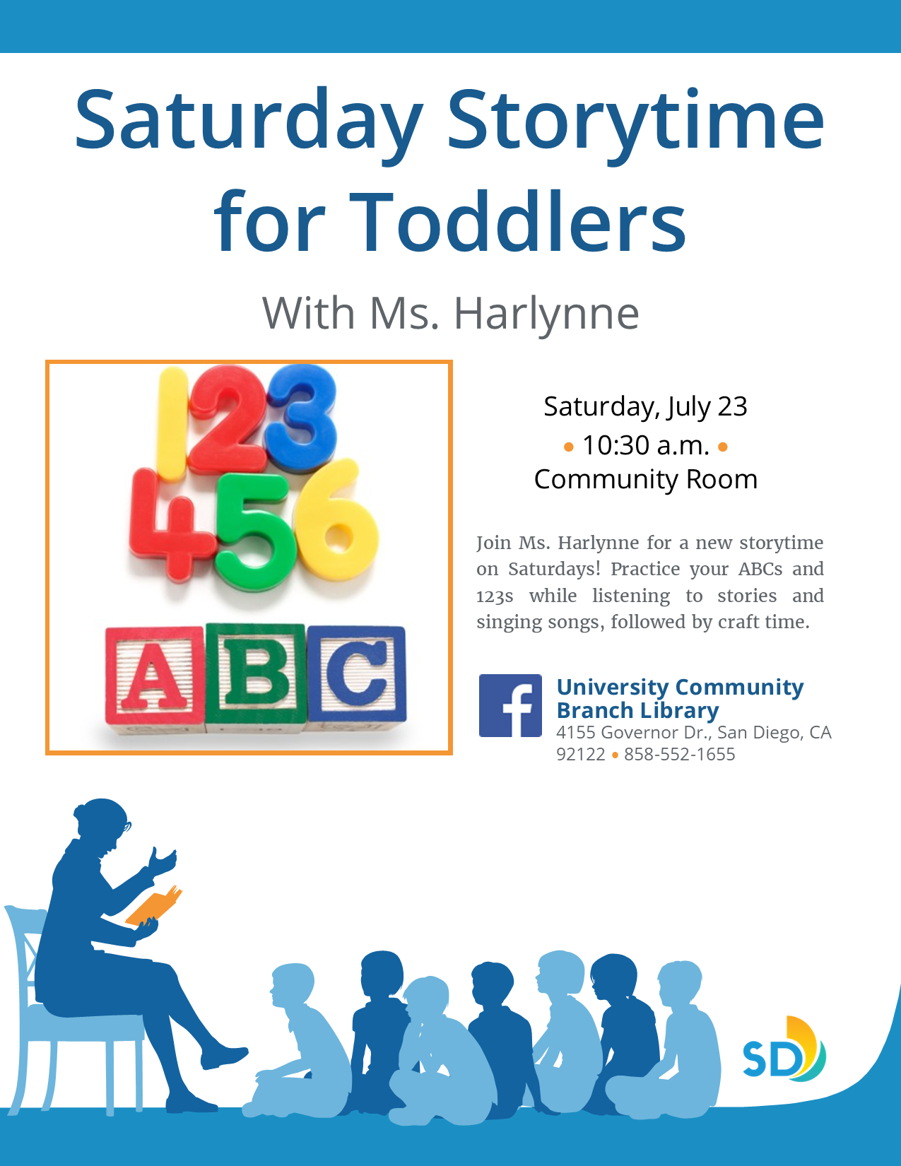 Saturday Storytime for Toddlers
