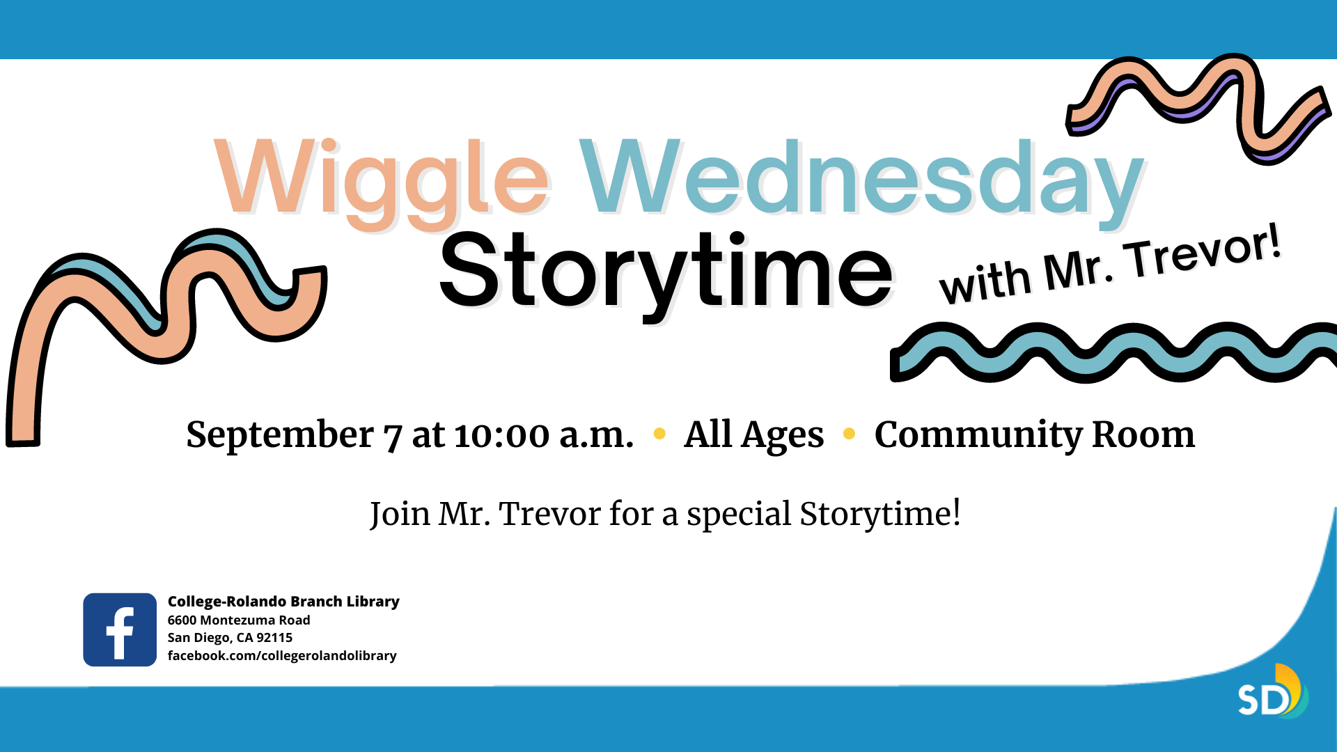 Wiggle Wednesday Storytime with Mr. Trevor!