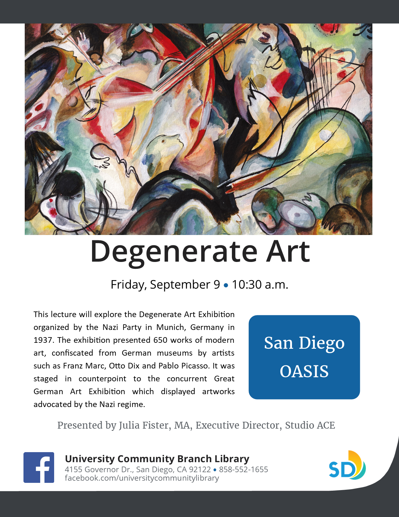 Degenerate Art Oasis flyer