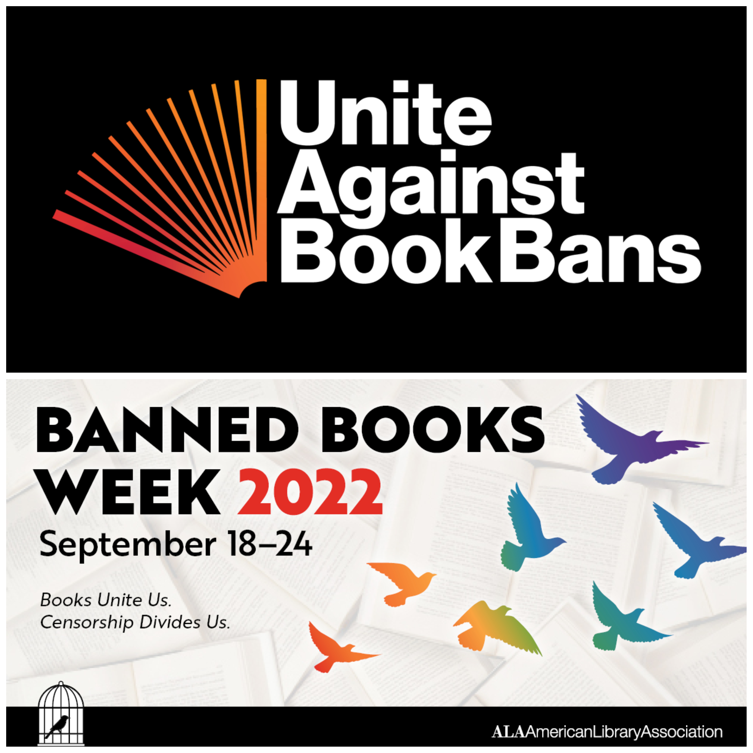 Banned Books Week 2022 logos