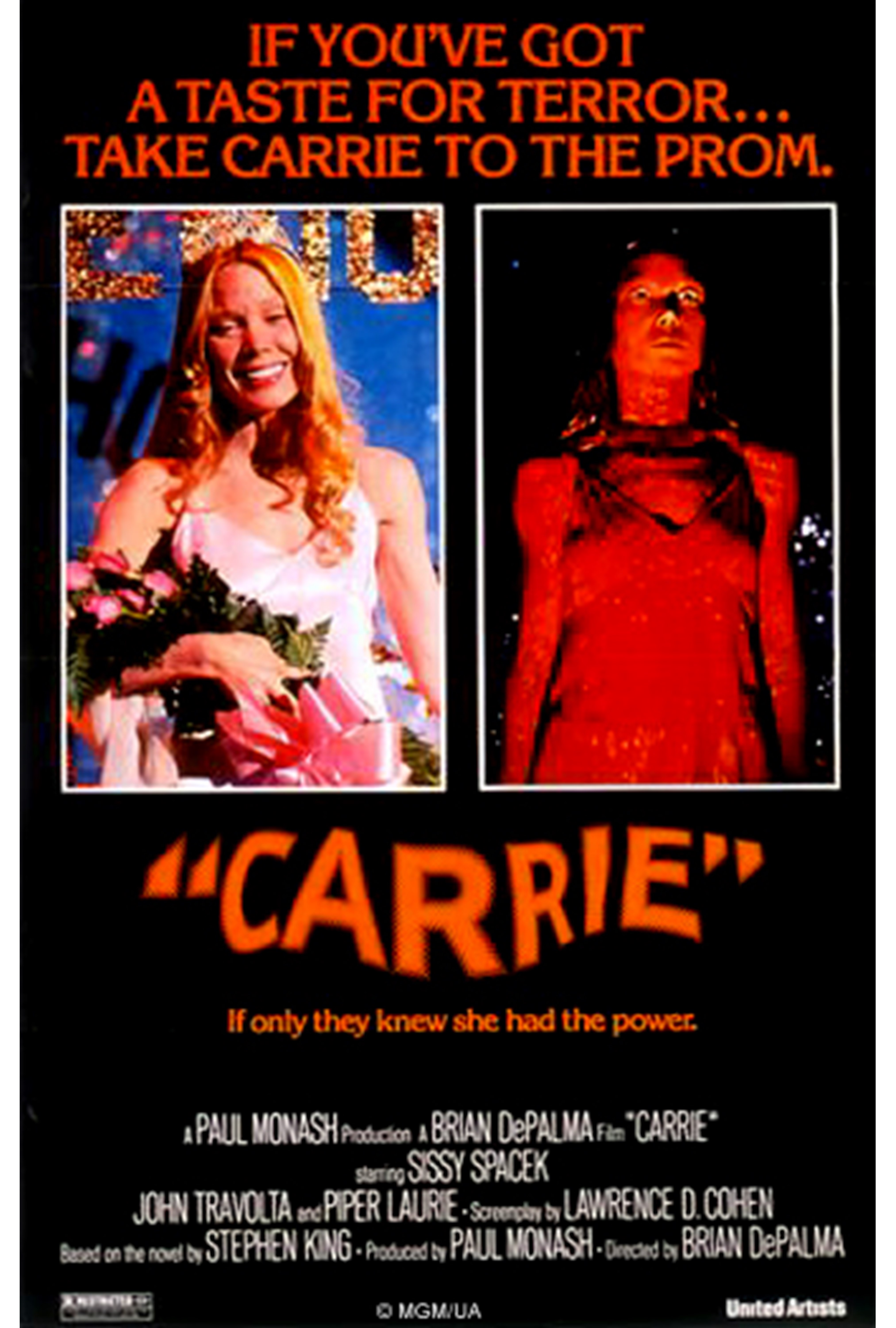 Film poster for Carrie