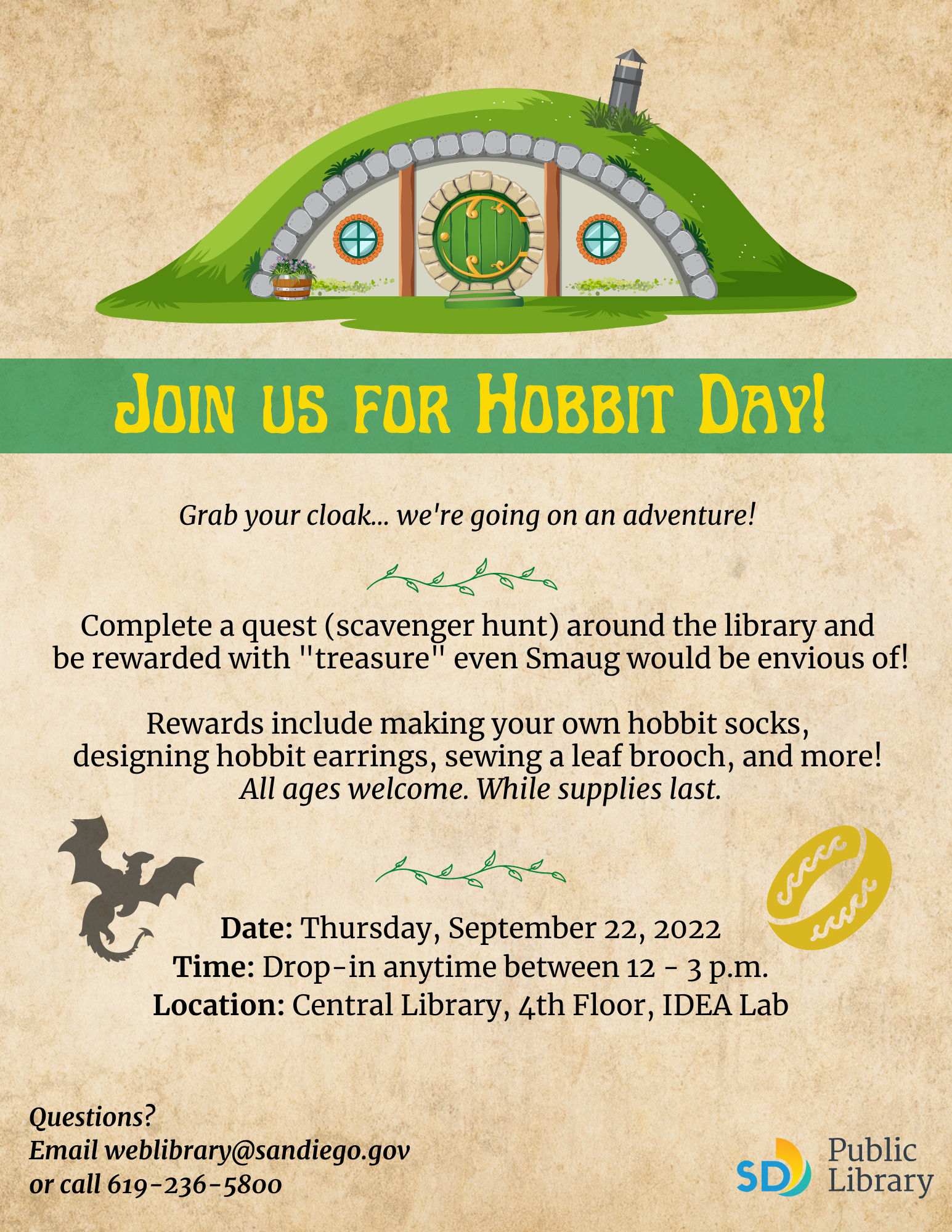 Hobbit Day @ Central IDEA Lab