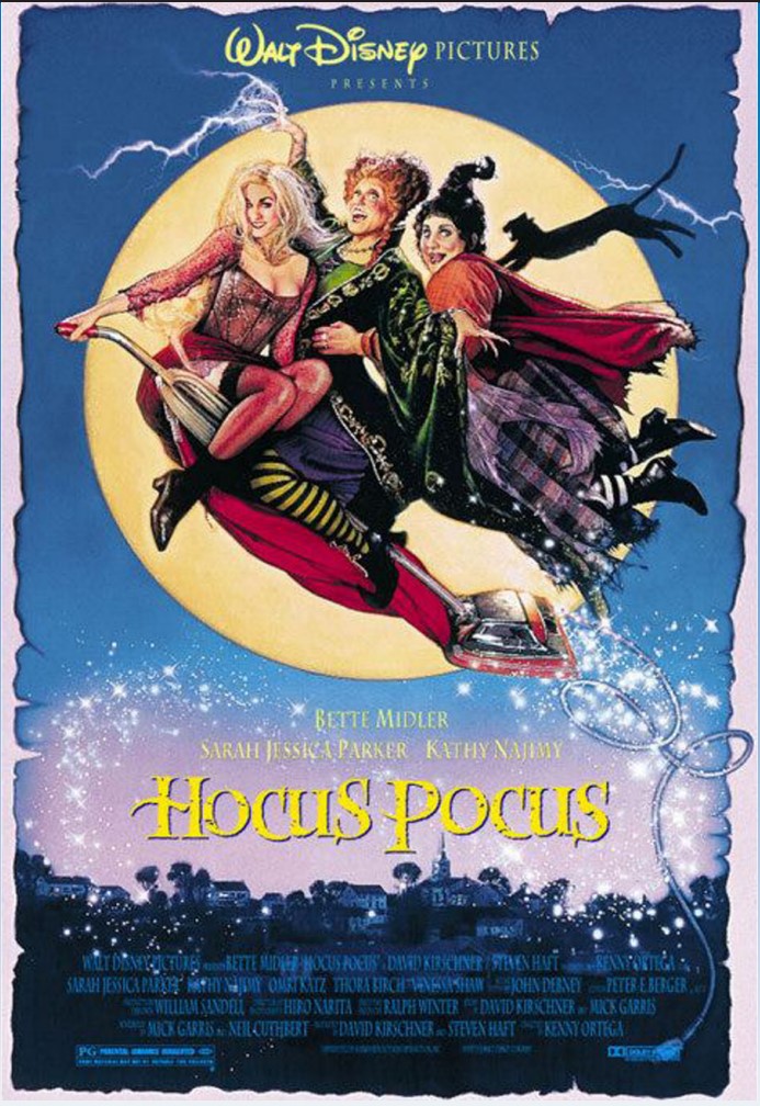 Film poster for Hocus Pocus.
