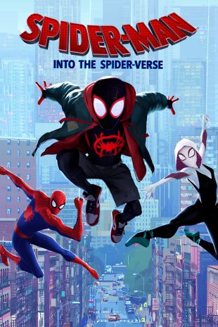 Miles Morales, Peter Parker and Gwen Stacey as Spider Man and Spider Gwen