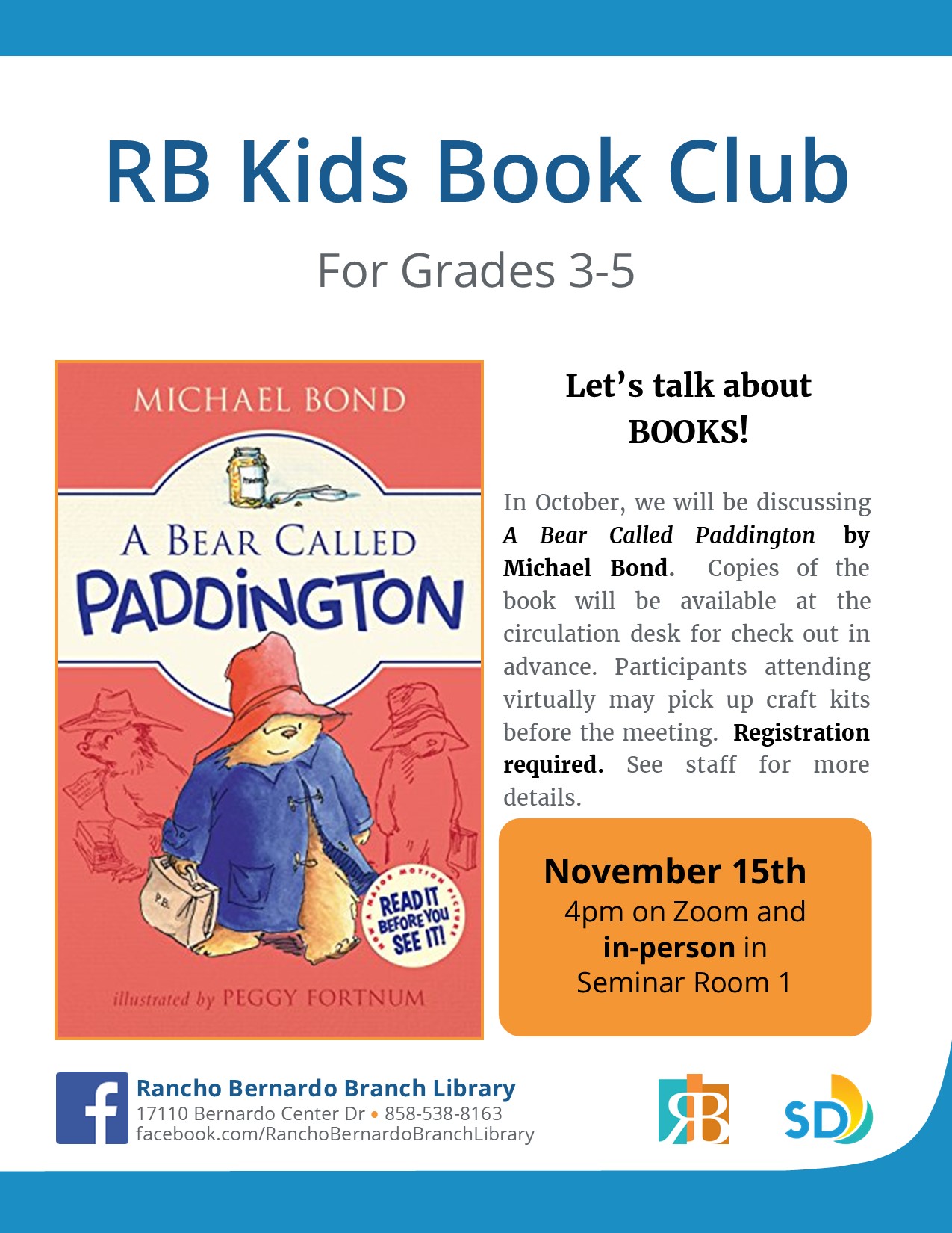 RB Kids Books Club November 2022