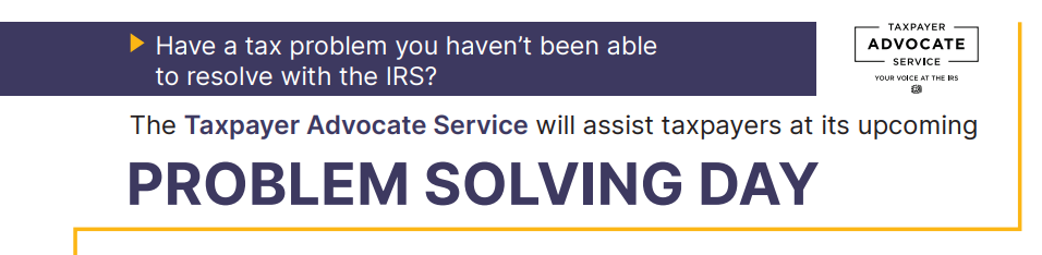 Problem Solving Day Taxpayer Advocate Service
