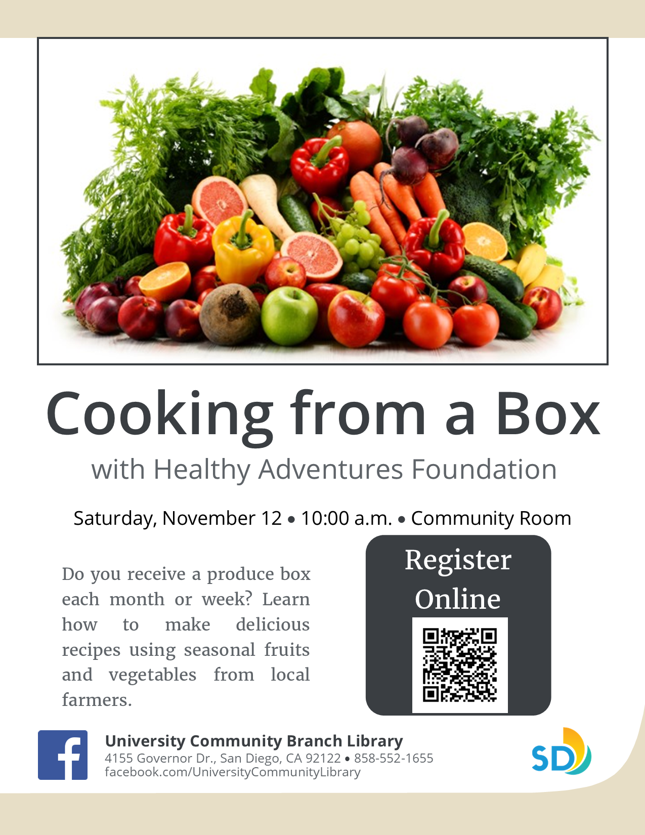 Cooking in a box Flyer
