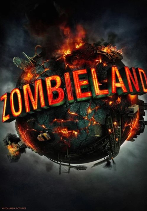 Poster for "Zombieland" with the title in large letters