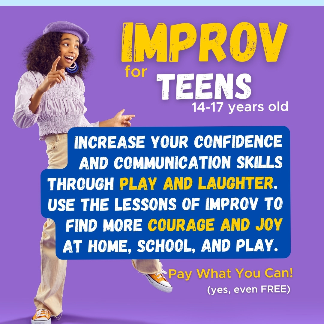Improv Teens flyer