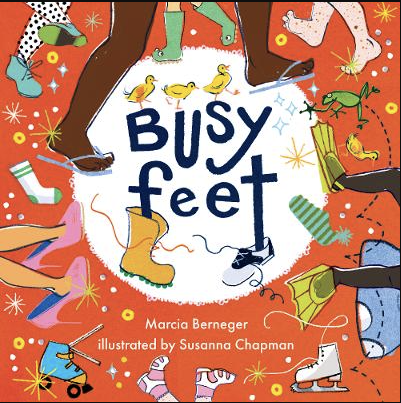 Cover image of "Busy Feet" book