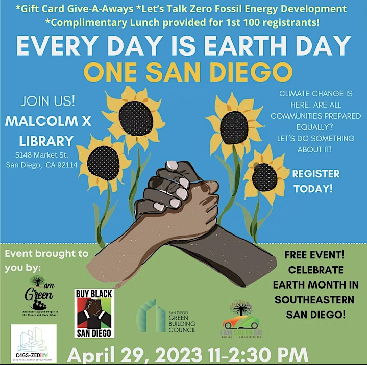 Every Day is Earth Day One San Diego promo flyer