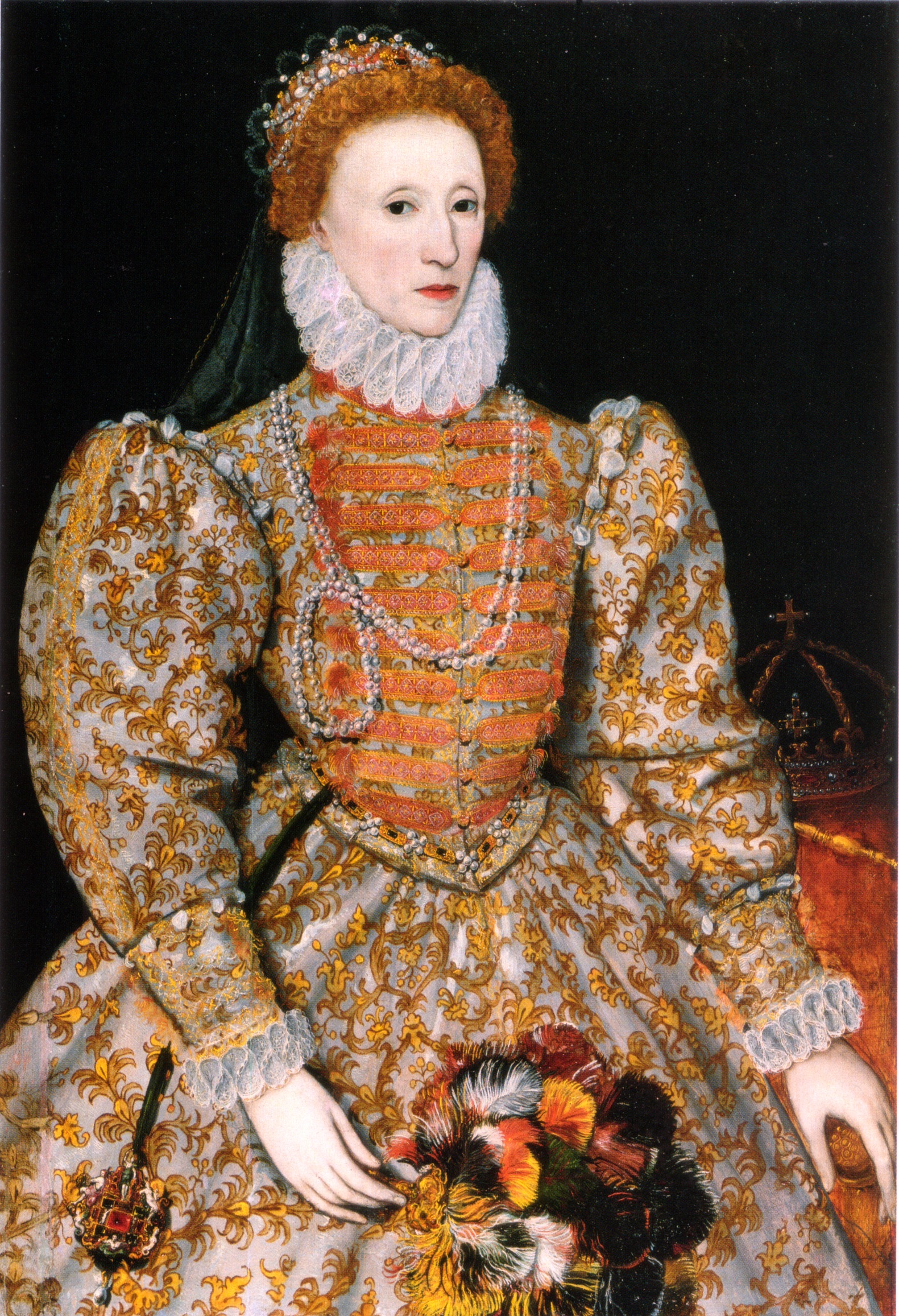 Portrait of Queen Elizabeth I by unknown artist.