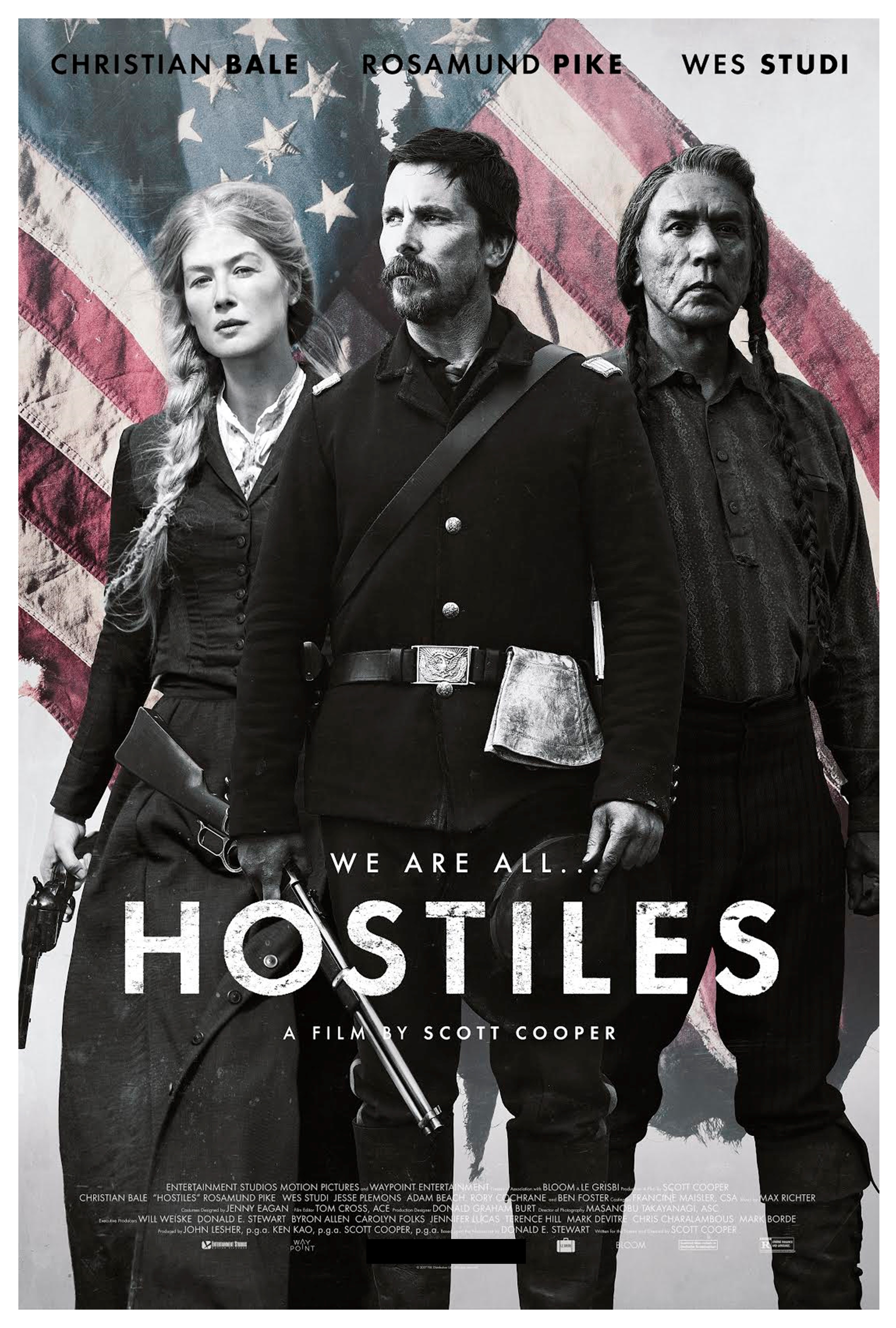 Film poster for Hostiles