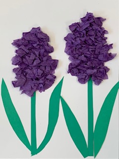 Tissue paper Hyacinths