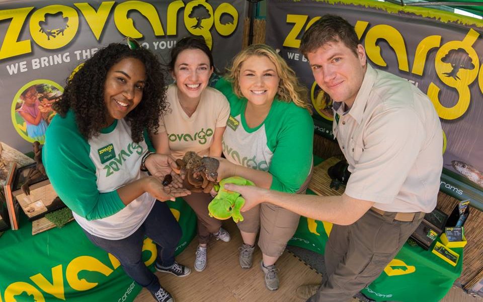 Zovargo staff holding animals