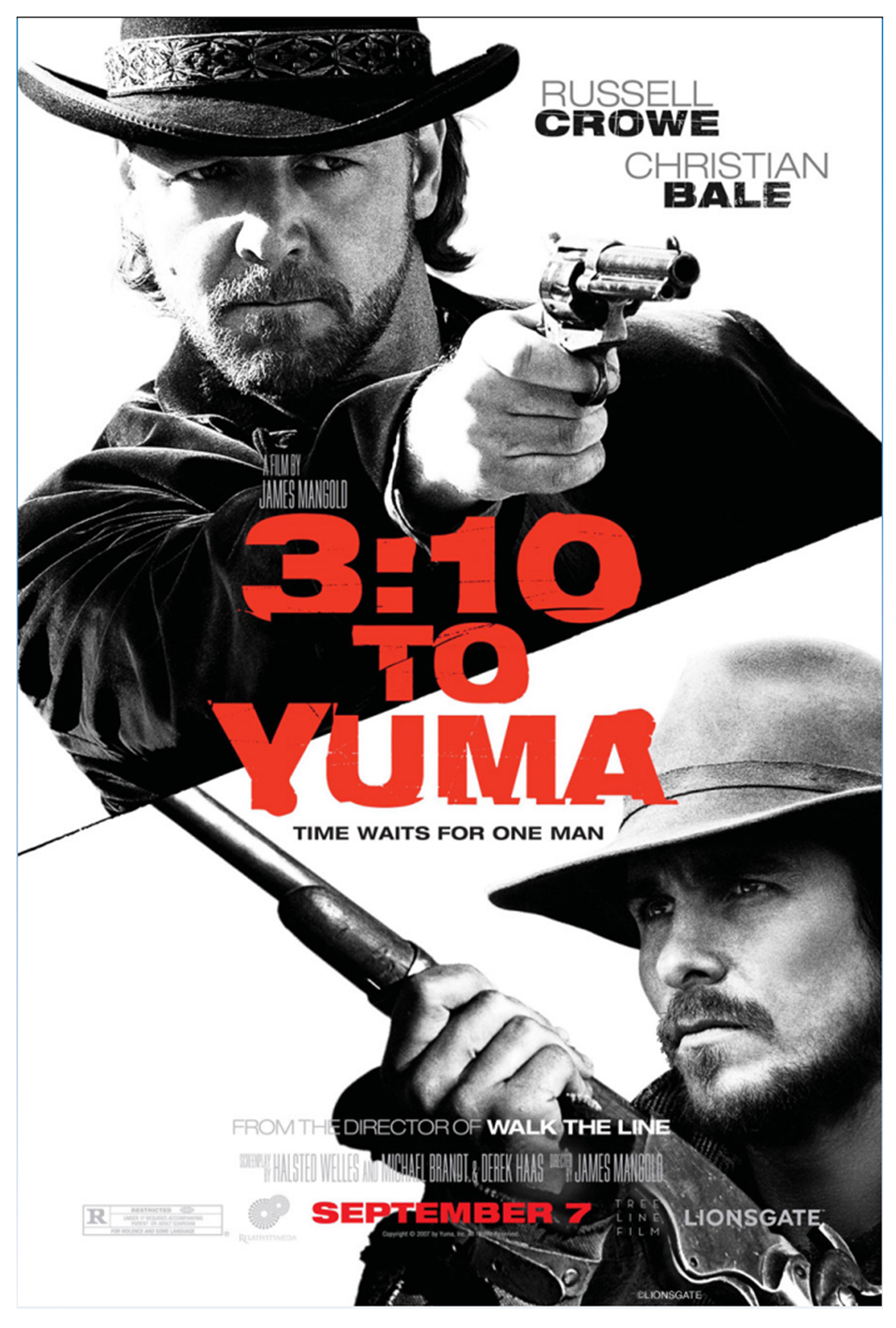 Film poster with red lettering and actors with guns drawn.